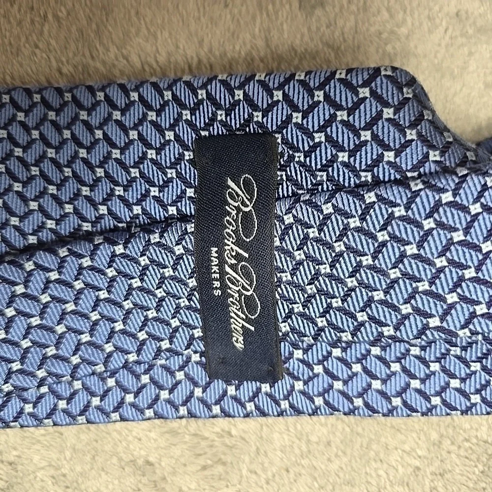 Lot Of‎ 4 Brooks Brothers Silk Tie Multicolor Geometric 3.75